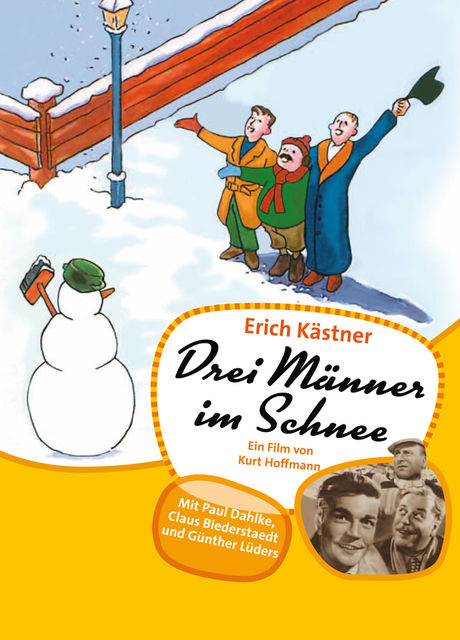 Drei Männer im Schnee